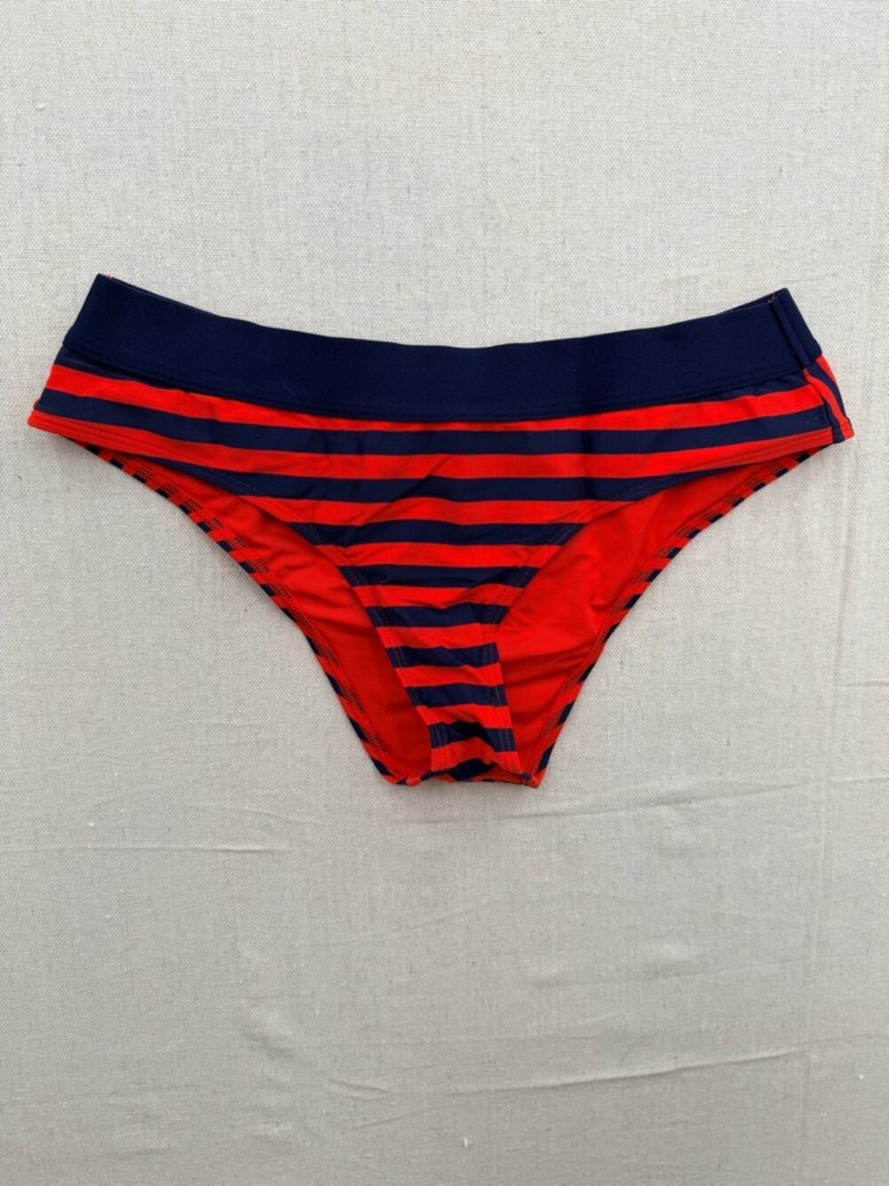 aerie Red and Navy Swim Bottoms